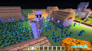 Minecraft  1000 Zombies [upl. by Tingey]