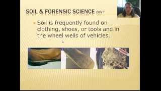 Soil Video Lecture  Forensics 643 [upl. by Ailito]