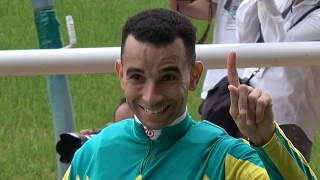 Hong Kong Jockey quotJoao Moreiraquot won the Satono Titan at Tokyo Racecourse 20170604 [upl. by Ecissej]