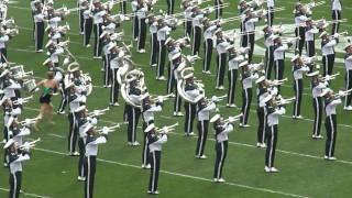 MSU Marching Band Entrance  MSU vs UM 2011 [upl. by Naihtsirc]