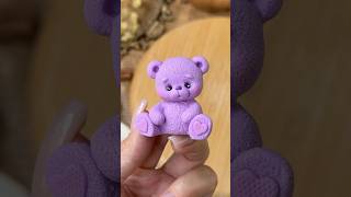 Purple Bear 🧸💜 diy art shorts [upl. by Florence]