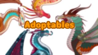 Wings of fire hybrid adoptables open [upl. by Atiuqel]