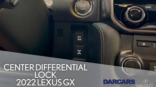 How to Use the Center Differential Lock on the 2022 Lexus GX [upl. by Nod]