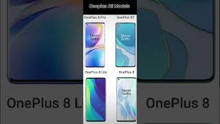 Oneplus 8 vs oneplus 8T vs oneplus 8 pro vs oneplus 8 lite [upl. by Aneele]