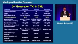 Imatinib Resistant CML Dr Marcos deLima [upl. by Ahtanoj]