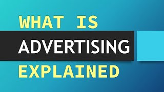 Learn Advertising in 6 Minutes  What is Advertising in Marketing  Advertising Explained SimpyInfo [upl. by Hgielar719]