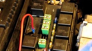 When your car won’t crank or start part 3 How to check relays fuses switches and wires [upl. by Fritze]