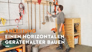 STIHL Anleitung Horizontalen Gerätehalter bauen [upl. by Eseila]