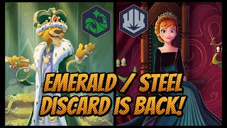 Emerald  Steel New Discard for Lorcana Shimmering Skies is CRAZY Good [upl. by Ikim52]