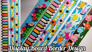 Display Board Border Design Series  Bulletin Board Borders Ep 50 maheesdecor [upl. by Allsopp151]