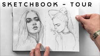 SKETCHBOOK TOUR  Pencil Drawing 1 [upl. by Alya]