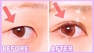 Create Double Eyelid Without Surgery  Make Your Eyes Bigger Naturally [upl. by Eseer]