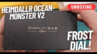 STUNNING 42MM FROST DIAL HOMAGE FROM HEIMDALLR UNBOXING OCEANMONSTER V2 FROST 42MM AUTO DIVER [upl. by Ahsinirt]