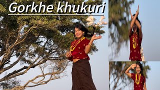 Gorkhe khukuri CoverAsmitaranpalOriginallomassharmaYoutube 1million dance viralvideo youtube [upl. by Kalb]