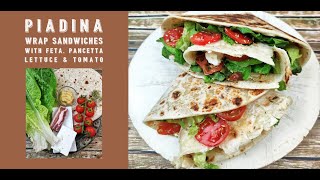 l love this sandwich made with Italian Piadina flatbread try them with tortillas Youll love them [upl. by Oettam]