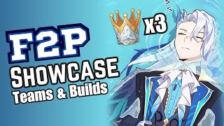 TripleCrowned F2P C0 Neuvillette Showcase Is he really that strong  Genshin Impact [upl. by Jobe]