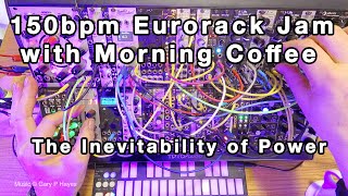 Eurorack Jam with Morning Coffee The Inevitability of Power 150BPM [upl. by Camp]