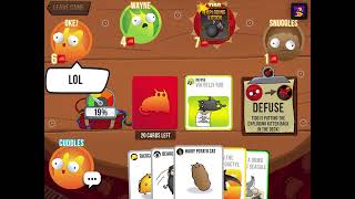 Exploding Kittens Netflix Gameplay 2 Cuddles [upl. by Silvanus]