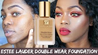 Estee Lauder Double Wear Foundation Review on oily skin  Luchi Loyale [upl. by Nedia]