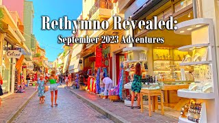 Exploring Rethymno Crete Hidden Gems amp Highlights  September 2023 [upl. by Sutphin]