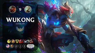 Wukong Jungle vs Master Yi  NA Challenger Patch 1324 [upl. by Reimer]