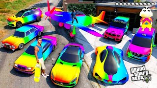 FRANKLIN TOUCH ANYTHING BECOME GOLD  EVERYTHING IS FREE IN GTA 5 [upl. by Einej]