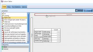 Del 3  SPSS Statistics Custom Tables flera nivåer i tabell [upl. by Merc]