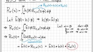 Output Autocorrelation Function Derivation 44 [upl. by Geiger]