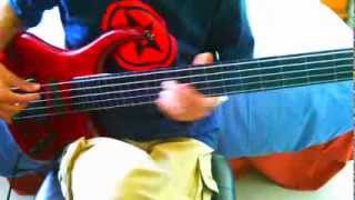 MTD 5 strings fretless Bass custom Solo song quotmas que palabrasquot by Jesús Rico Pérez [upl. by Hnim]