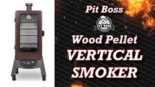 Best Vertical Smoker  Pit Boss Vertical Pellet Smoker  Review [upl. by Hertberg210]