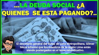 ENTREVISTA ¿A QUIENES SE ESTA PAGANDO LA DEUDA SOCIAL DE LOS MAESTROS¿POR QUE EL RETRASO [upl. by Padget537]