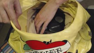 ASMR  Rummaging Through Makeup In Large Purse  No Talking [upl. by Tavish]