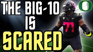 JACQAWN MCROY Is A MONSTER  4⭐️ Oregon Ducks Offensive Tackle Recruit  Highlights [upl. by Kast]