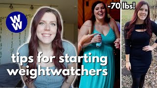 TIPS FOR STARTING WEIGHTWATCHERS IN 2024  WW Plan and Points Explained  Tips for Success [upl. by Ahsenak]