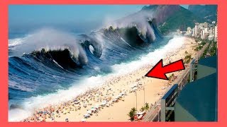 Top 5 Destructive Tsunamis Caught On Camera [upl. by Rosdniw]