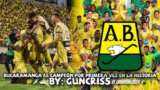 ¡Bucaramanga CAMPEÓN DEL FÚTBOL COLOMBIANO Primera estrella en 75 años  Torneo Apertura 2024 [upl. by Ahsirtak]