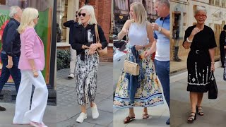 Discover the Best London Trends Street Fashion How to look stylish at any age [upl. by Illoh101]