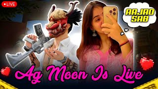 🔴LiveSurprise😍CUTE GIRL FREE FIRE LIVE STREAM💓AG MOON IS LIVE😍freefire shorts short viral [upl. by Naelopan]