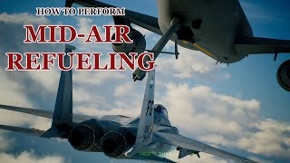 Ace Combat 7  How to perform a midair refueling [upl. by Ahsema675]