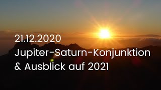 JupiterSaturnKonjunktion amp Ausblick 2021 Wenn zusammengeführt wird was zusammen gehört  Podcast [upl. by Aroz]