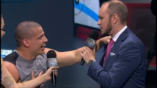 Phreak amp Tyler1 interview on stage before the streamer show match  NA LCS Summer 2018 Finals [upl. by Sollars]