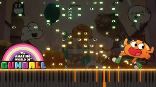 I Feel Like  The Amazing World of Gumball  Powerful Revision by ShazzAHA Synthesia [upl. by Fernanda870]