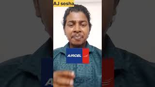 AIRCEL sim card  Real Sanjay ramasamy  aircel owner history aircel [upl. by Noevart]