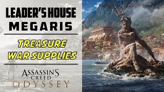 Leaders House in Megaris  War Supplies amp loot Location ASSASSIN’S CREED ODYSSEY [upl. by Rennane582]