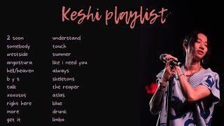 Keshi playlist new updated GABRIEL no ads [upl. by Eyanaj]