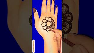 mendini designs  simple and easy mehndi design mehndi ytshorts youtubeshorts viral art [upl. by Enowtna]