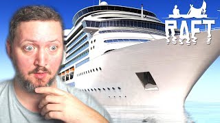 Finder FORLADT Cruise Ship med KÆMPE rotter  Raft Dansk Chapter 1 Ep 2 med ComKean [upl. by Llennhoj]