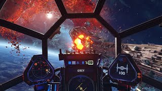 STAR WARS™ Squadrons on PS5 PSVR Gameplay with HOTAS [upl. by Elmaleh651]