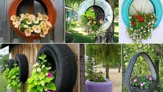 20 فكره رائعةلاعادده استخدام اطارات السياراتdiy [upl. by Ahtoelc]