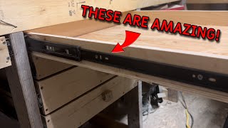 Lontan Drawer Slides  Installation amp Review [upl. by Selinda]